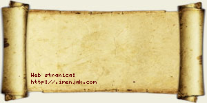 Nadja Pupin vizit kartica